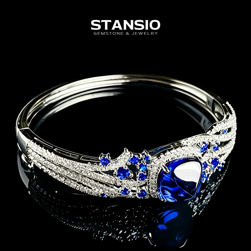 Ocean Tear Bangle Bracelet