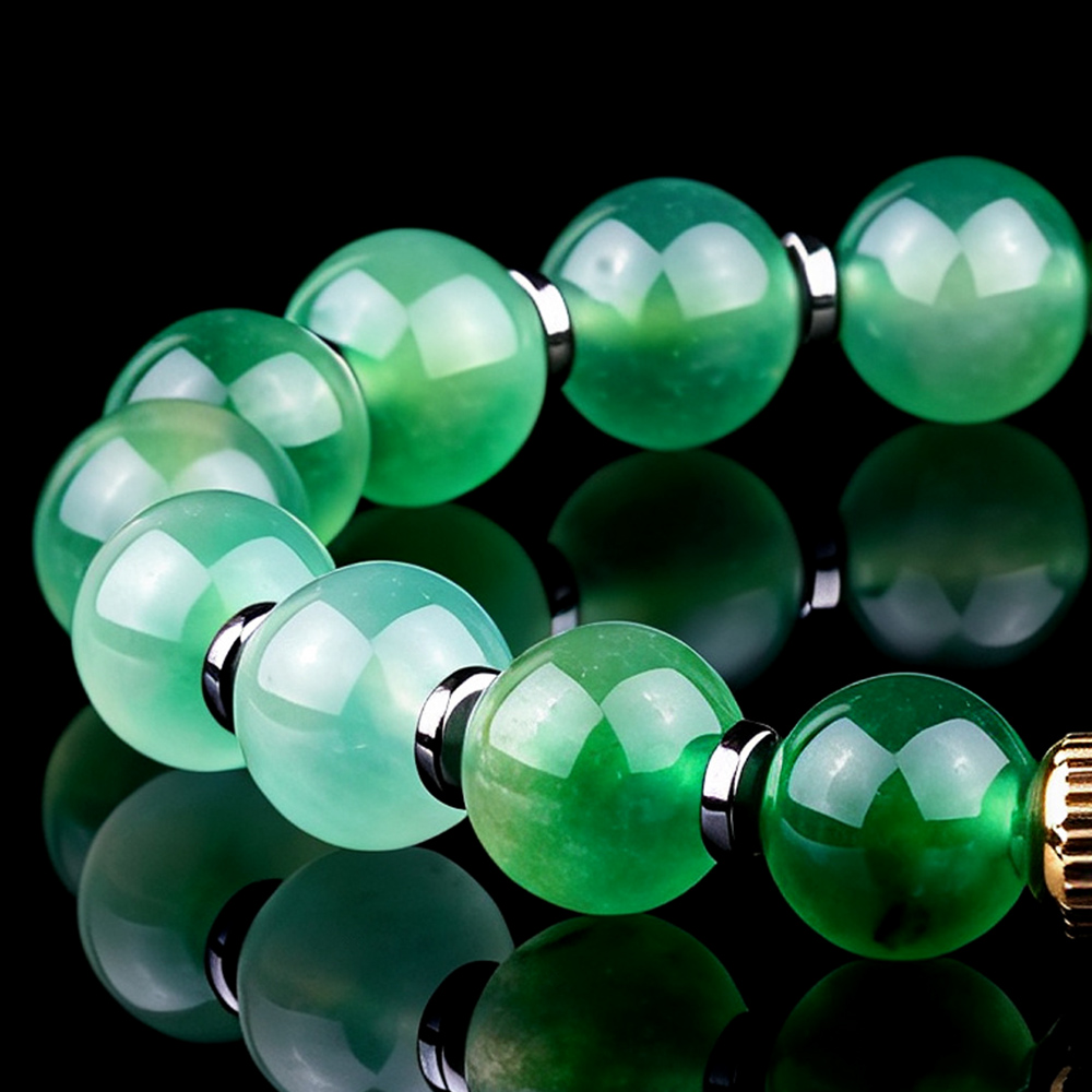 Premium Jade Hematite Spacer Beaded Bracelet