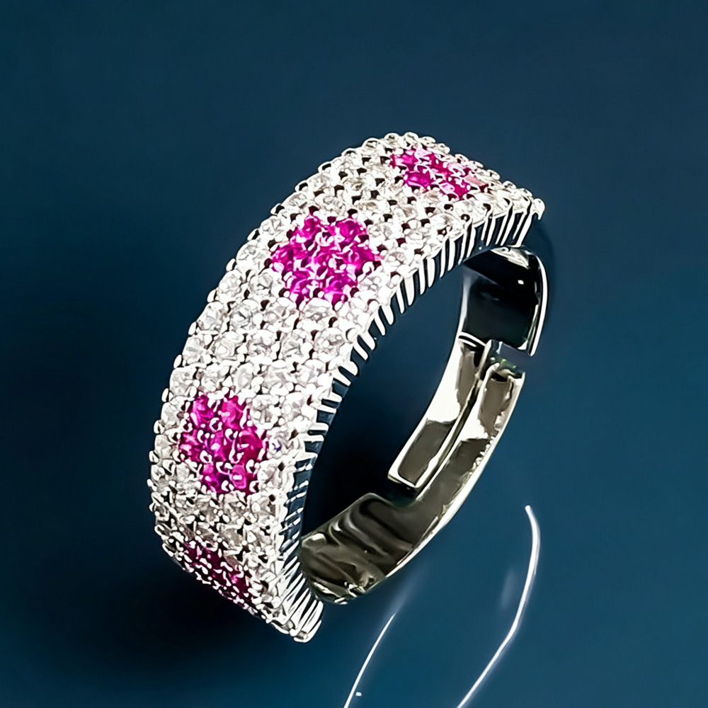 Premium K-gold Plated One-of-a-Kind Eternity Ring